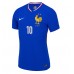 Maillot de foot France Kylian Mbappe #10 Domicile vêtements Europe 2024 Manches Courtes